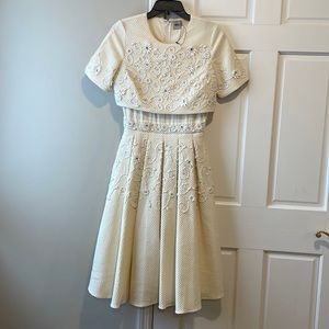 ASOS embellished midi dress